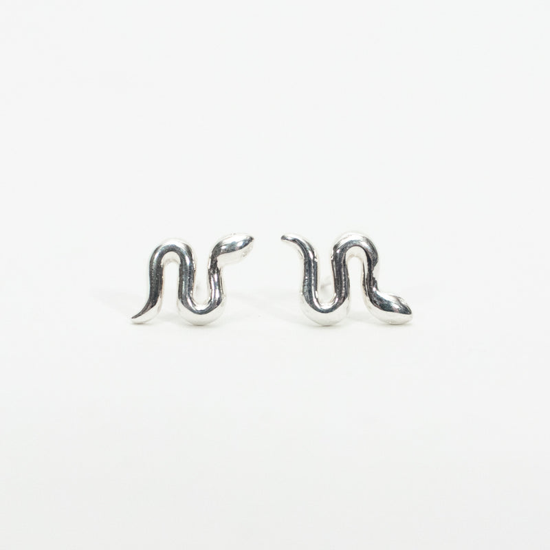 Silver Year of the Snake Studs