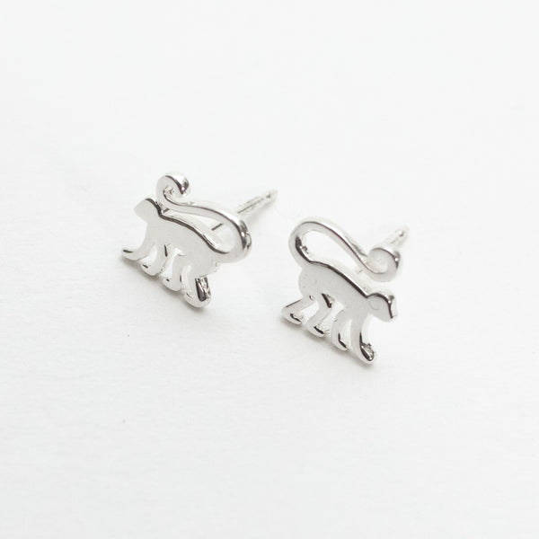 Silver Year of the Monkey Studs