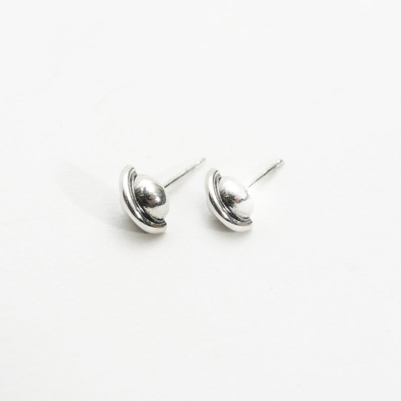 Small Planet Silver Studs