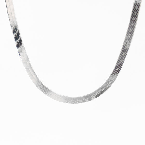 Silver Herringbone Chain