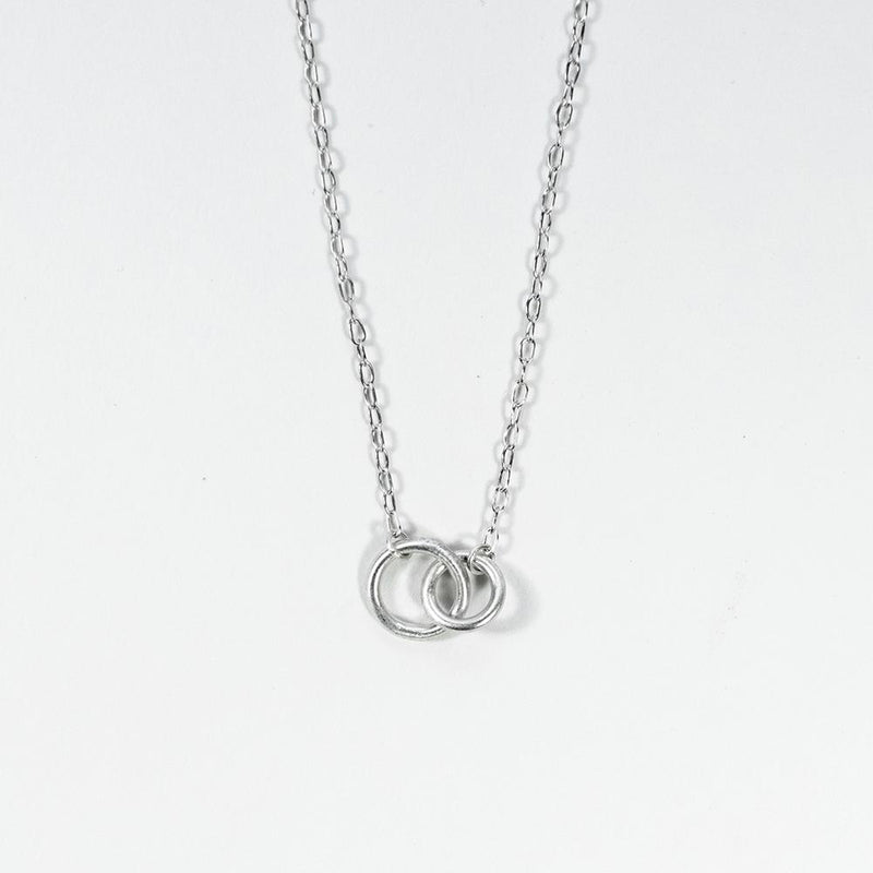 Hot Diamonds Bliss Interlocked Circle Necklace, Silver at John Lewis &  Partners
