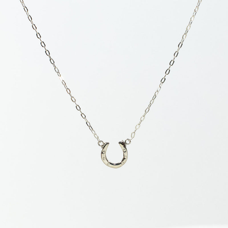 Silver Mini Horseshoe Necklace