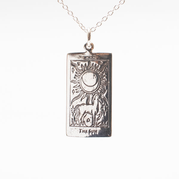 The Sun Tarot Card Necklace