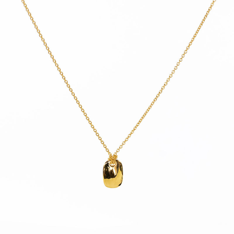 Gold Vermeil Chiclet Necklace