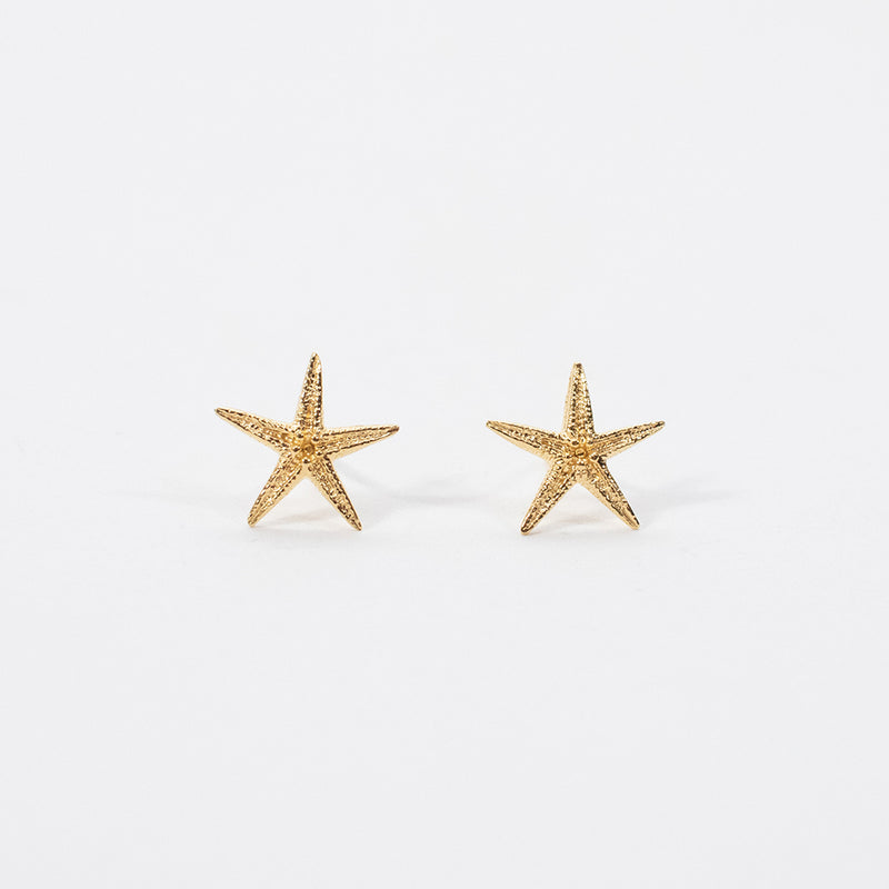 Gold Vermeil Starfish Studs