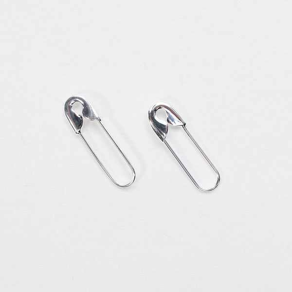 Sterling Silver Safety Pin Earrings Lovisa Jewellery