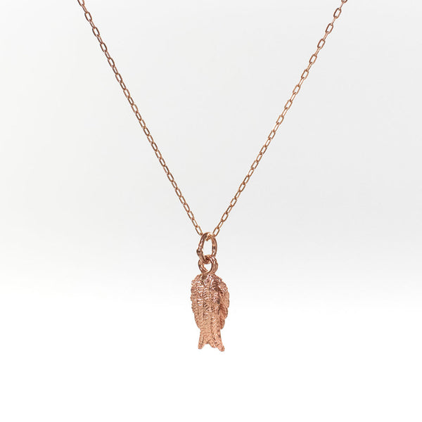 Rose Gold Vermeil Double Wing Necklace