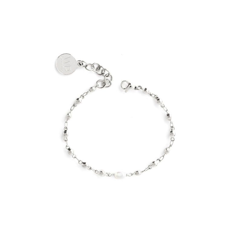 Silver Alive Pearl Bracelet