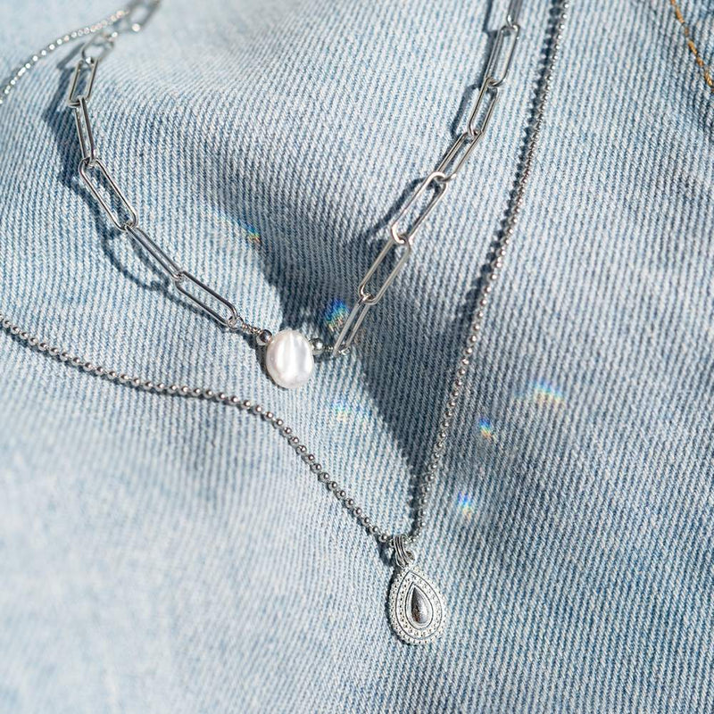 Silver Plated Arko Necklace