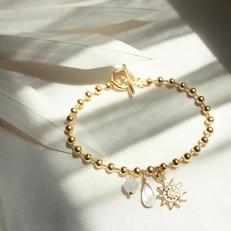 Gold Plated Aube Bracelet