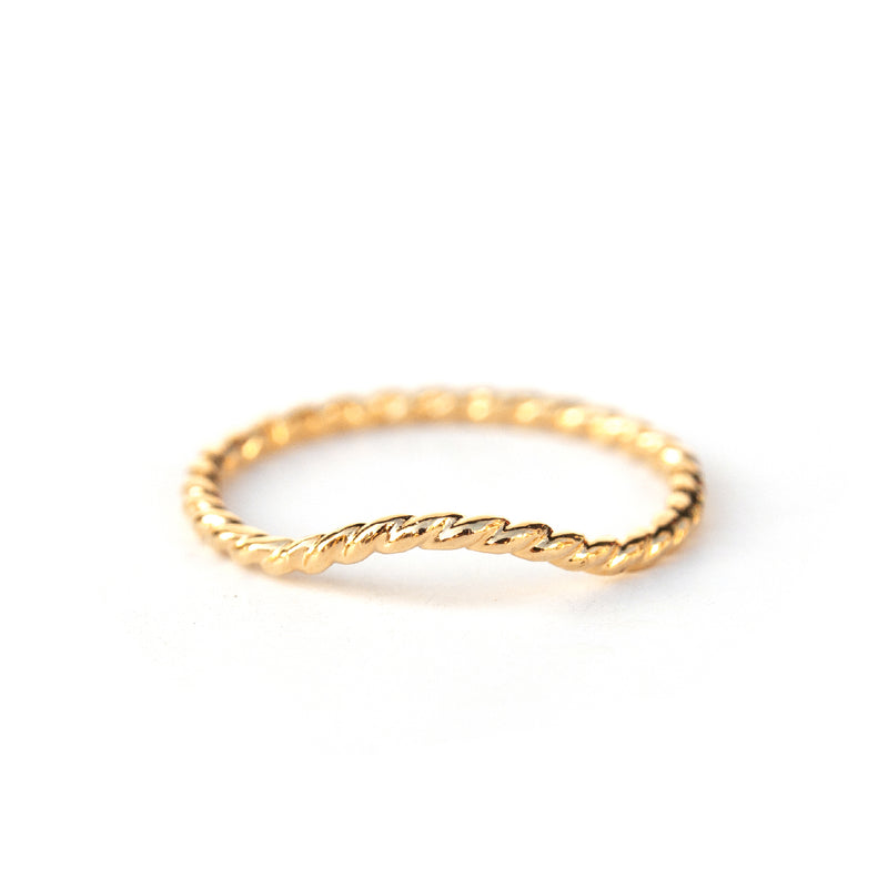 Gold Vermeil Babka Ring