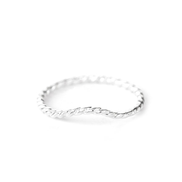 Silver Babka Ring