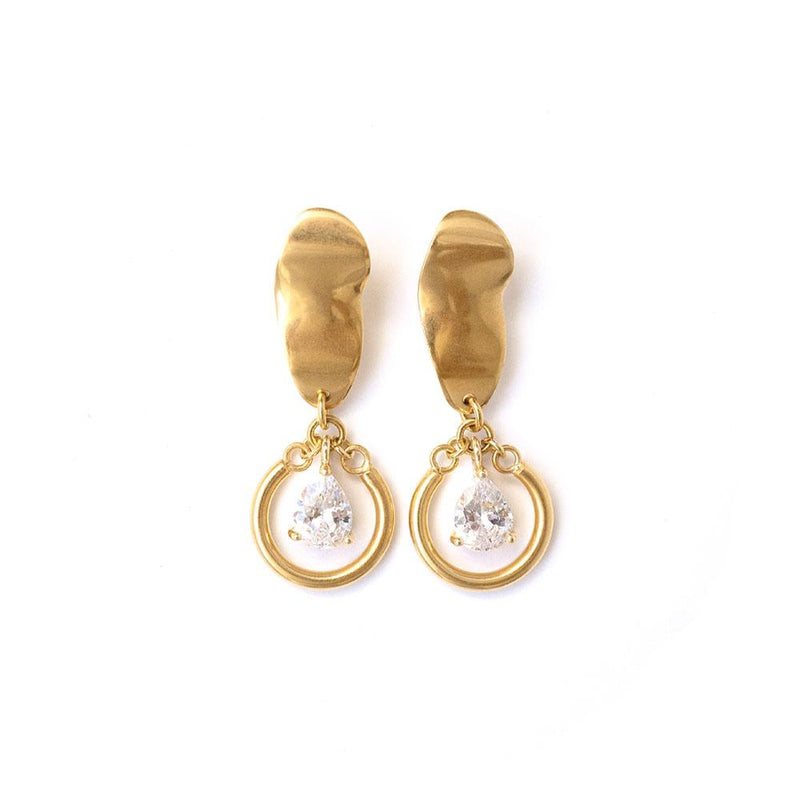 Gold Plated Calypso Earrings
