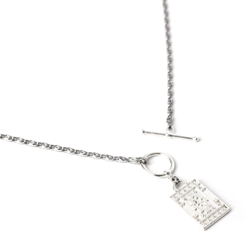 Silver Plated Damien Necklace