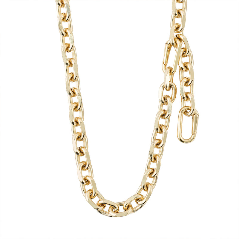 Euphoric Gold Plated Cable Chain Necklace