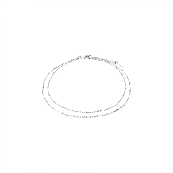 Elka Silver Plated Ankle Chain