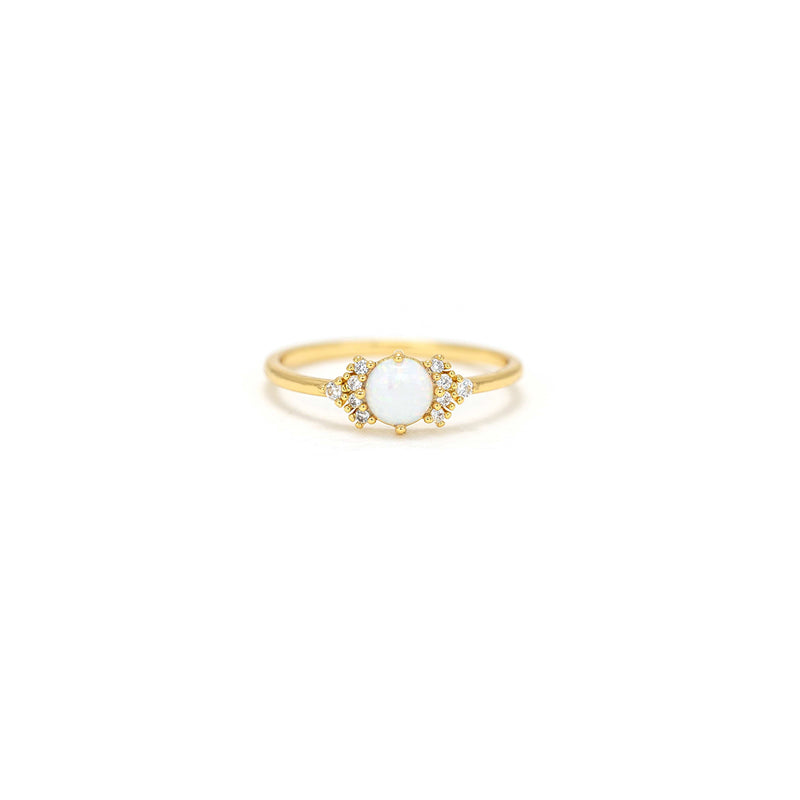 Gold Plated Echo Ring