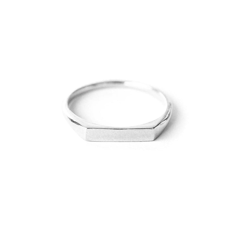 Silver Fuso Signet Ring