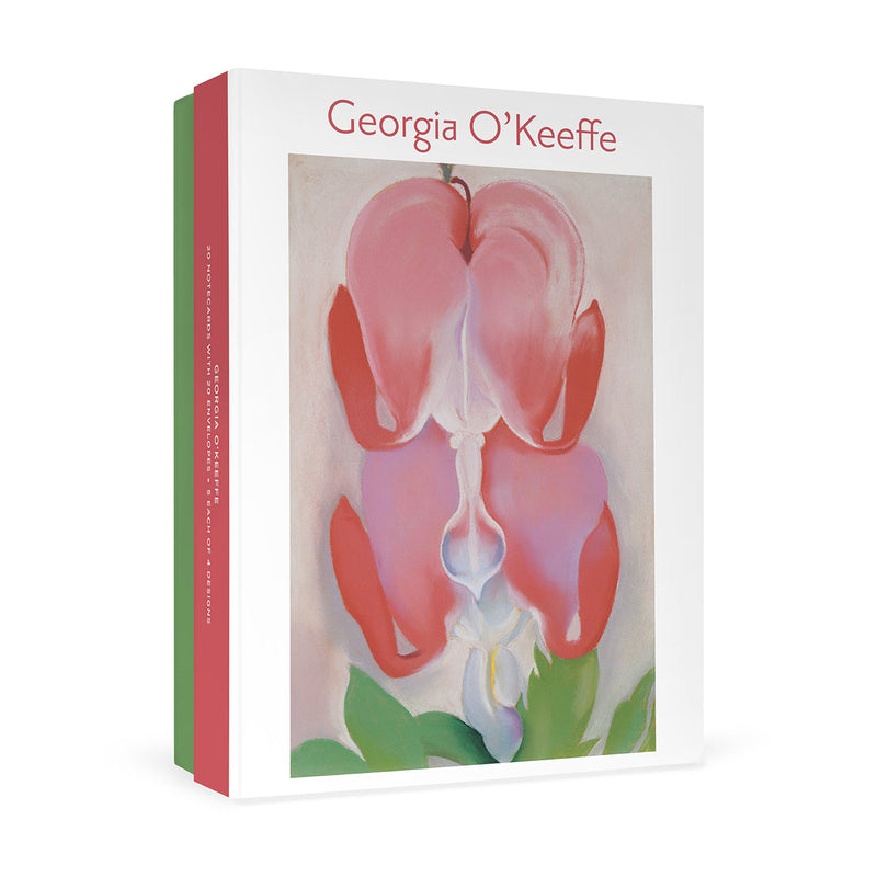 Georgia O'Keeffe Pink Blank Notecard Set