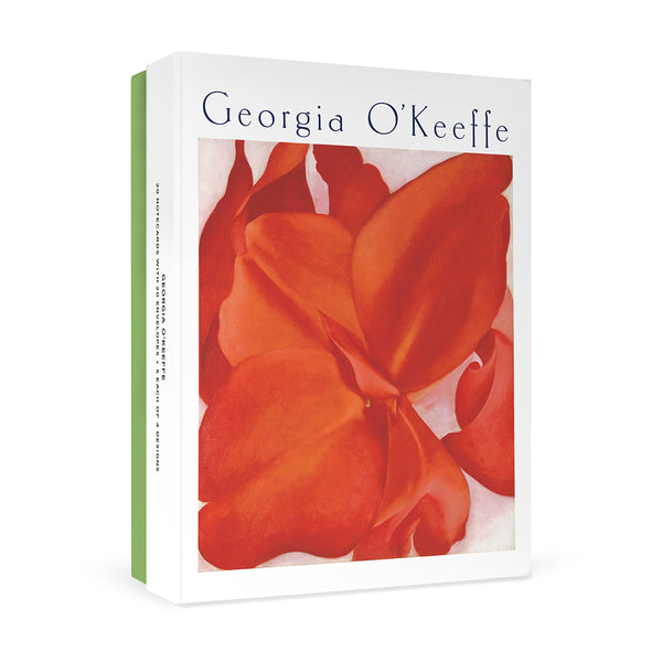 Georgia O'Keeffe Red Blank Notecard Set
