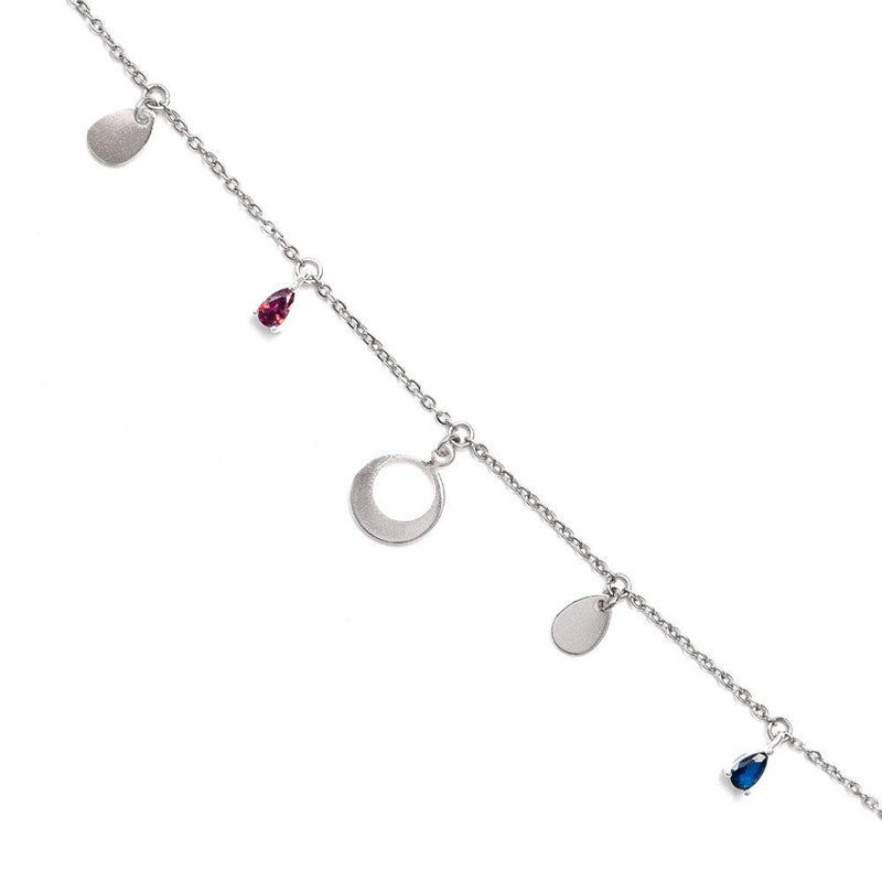 Silver Plated Horizon Crystal Bracelet