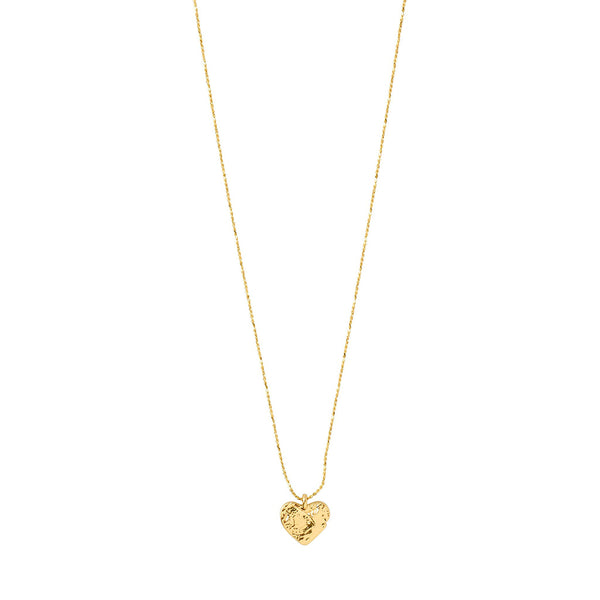 Sophia Hammered Gold Plated Necklace