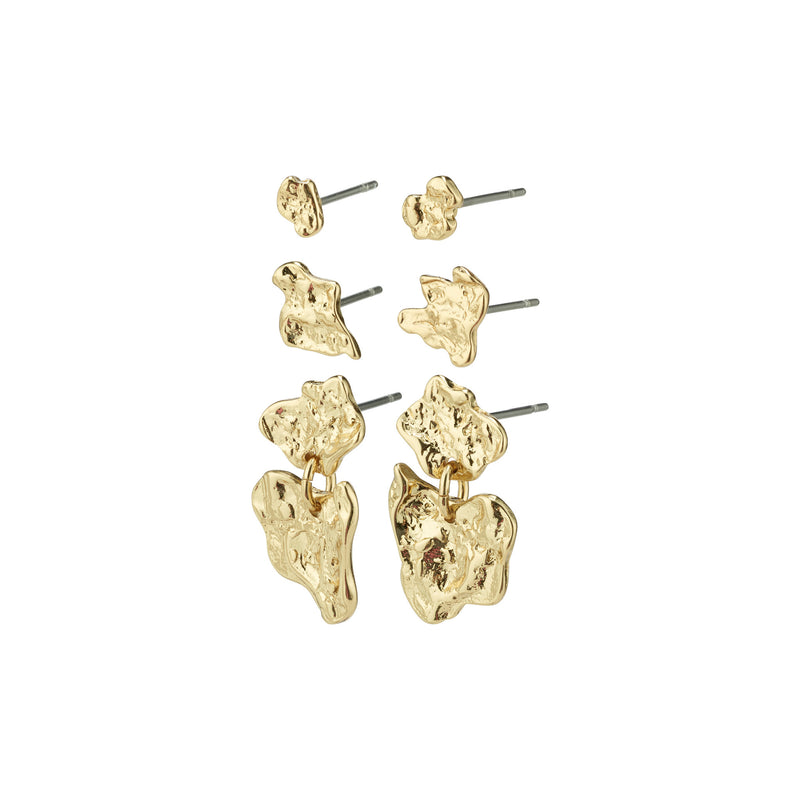 Horizon Gold Plated Earring Set
