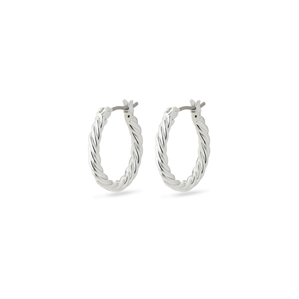 Cece Silver Plated Hoops