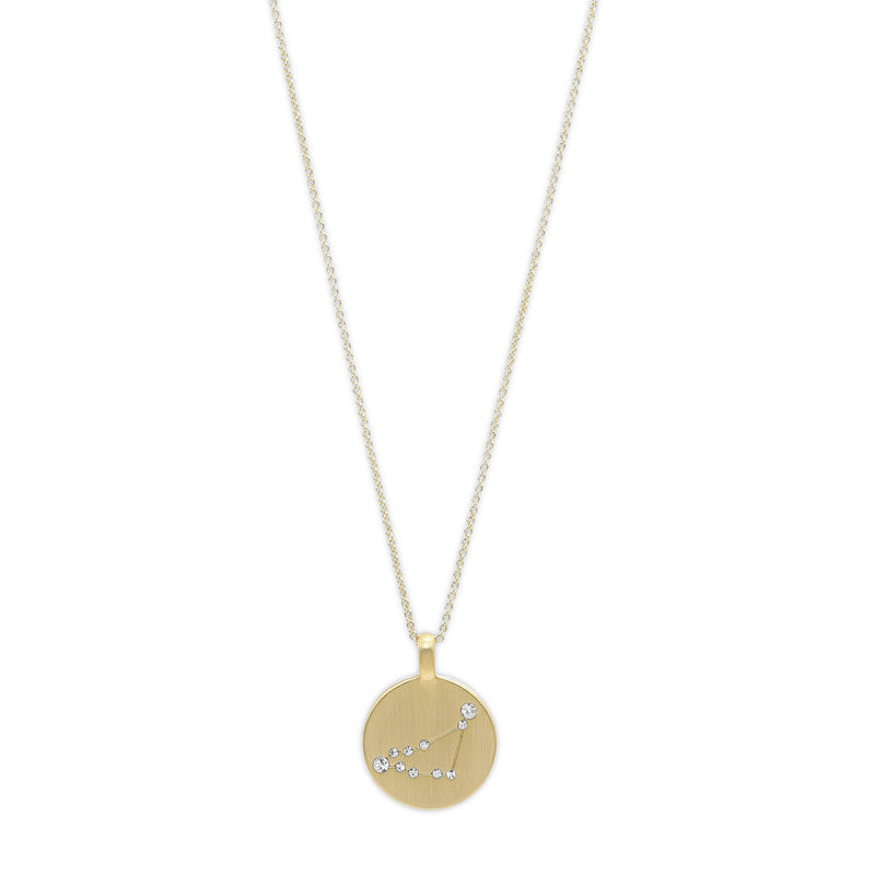 Capricorn Star Sign Gold Plated Necklace