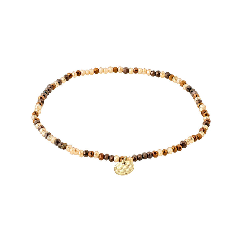 Indie Gold Plated Beaded Bracelet