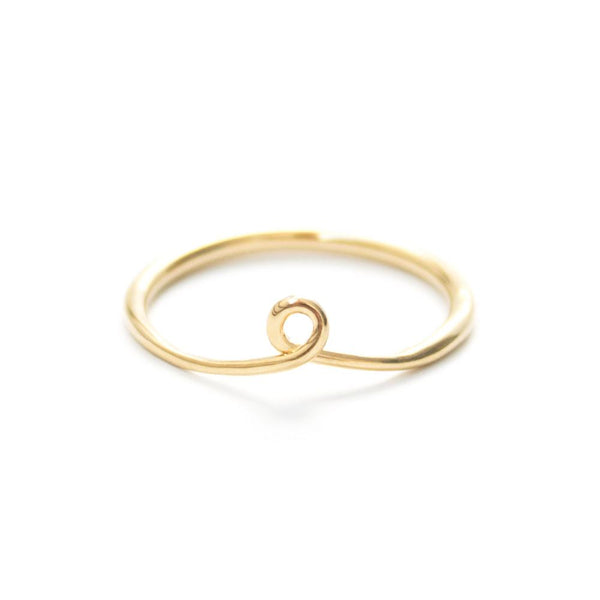 Gold Vermeil Kolam  Ring