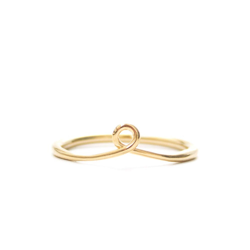 Gold Vermeil Kolam  Ring