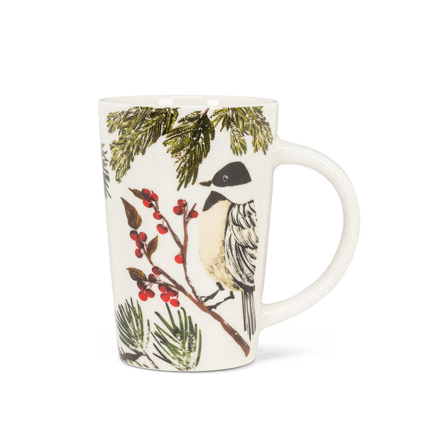 Chickadee on Branch Mug
