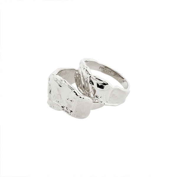 Optimism Silver Plated Ring Set