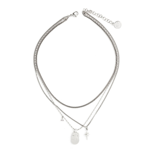 Silver Plated Paola Necklace