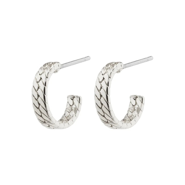 Joanna Small Silver Plated Hoops