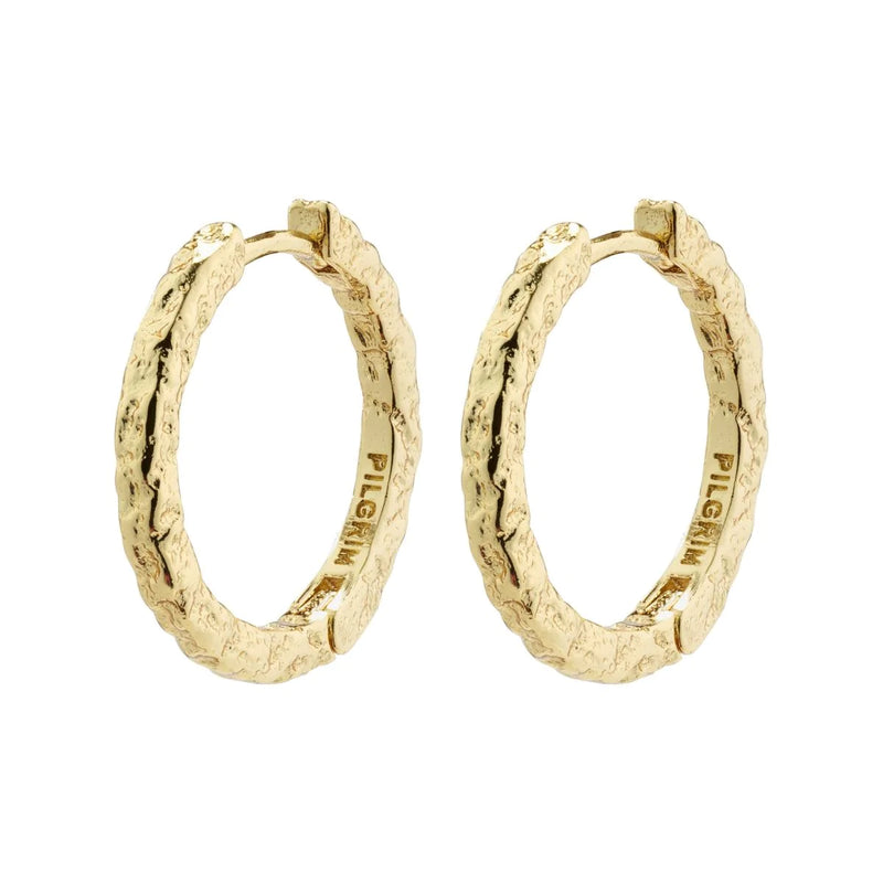 Elanor Gold Plated Hoops