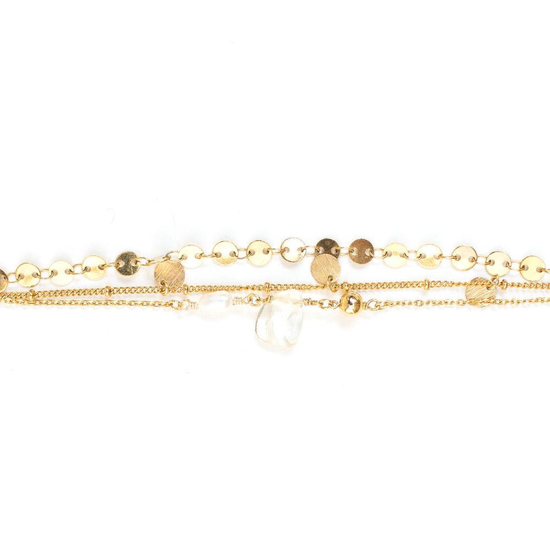 Gold Plated Satin Bracelet