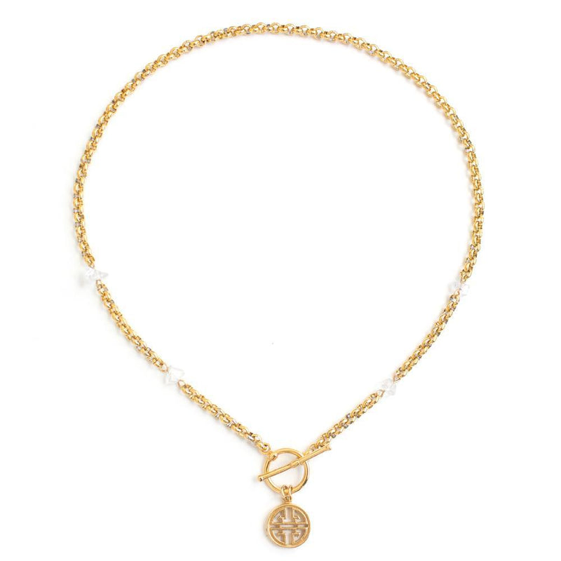 Gold Plated Silex Necklace
