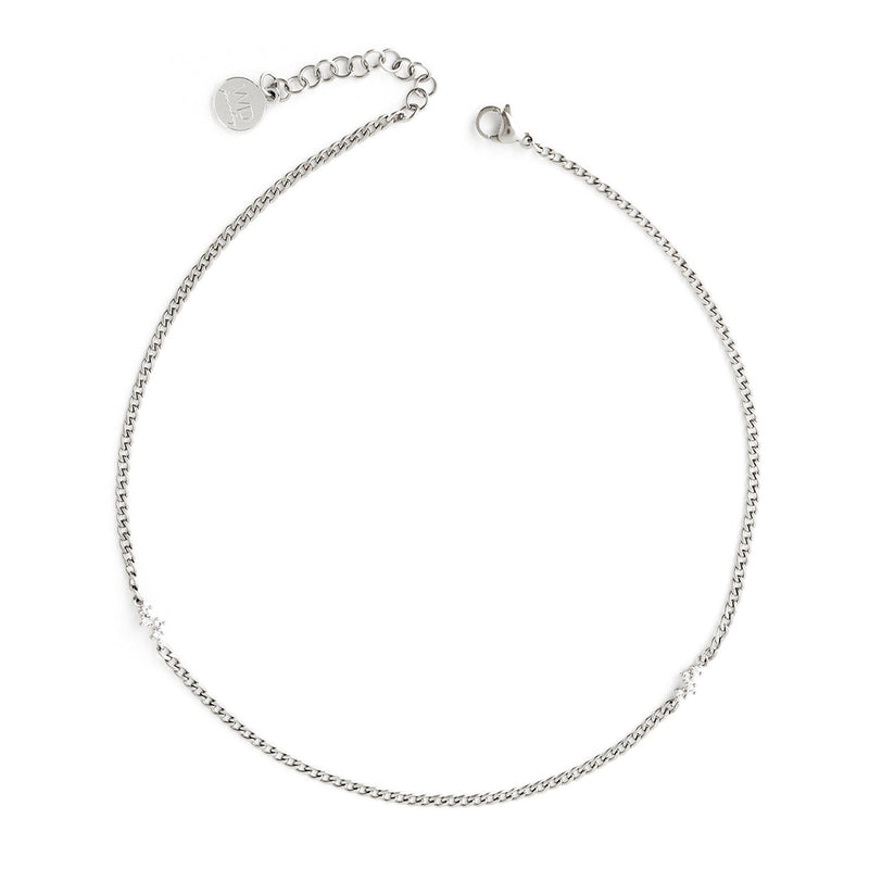 Silver Plated Strada Necklace