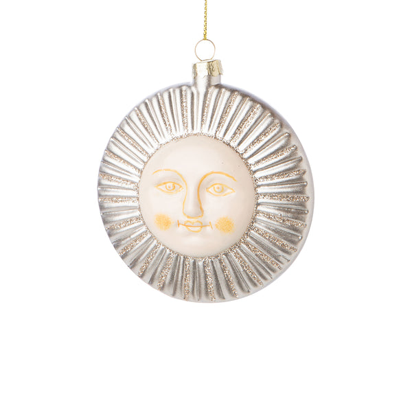 Glass Sun Ornament