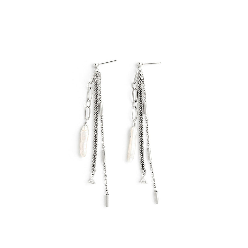 Silver Trellis Earrings