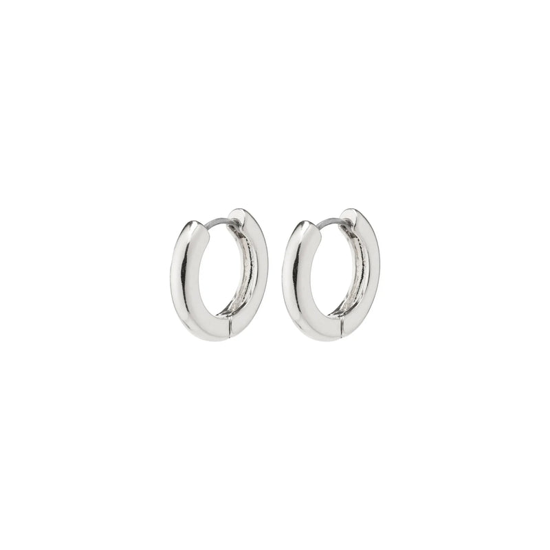 Tyra Silver Plated Hoops